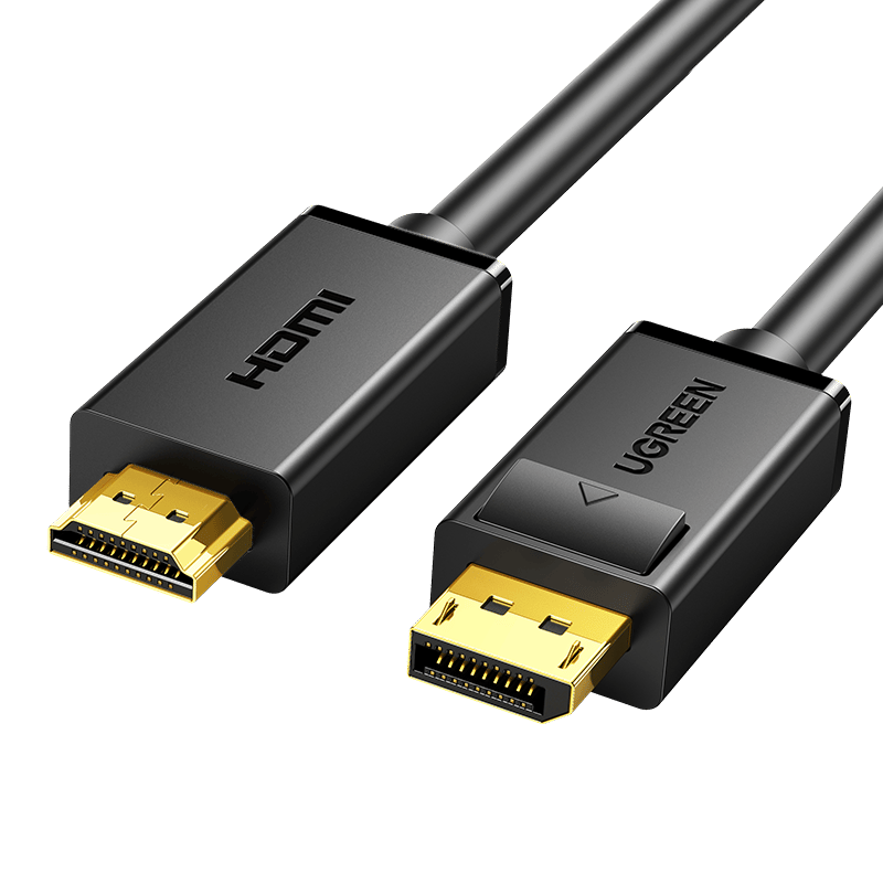 يوجرين كابل DP  إلى HDMI  بطول 2 متر (أسود) - Modern Electronics