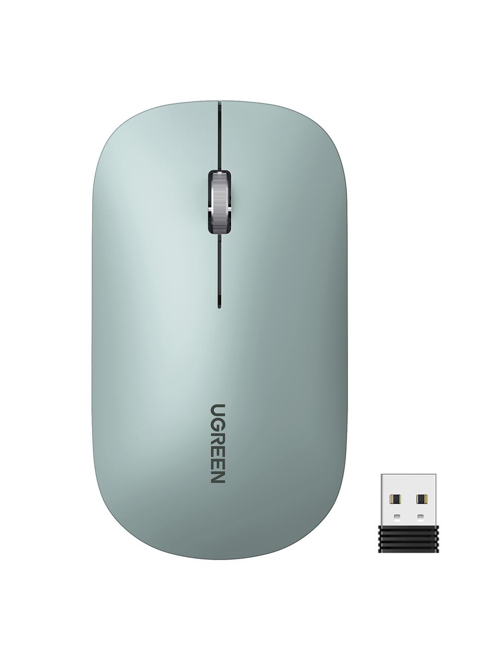 UGREEN Portable Wireless Mouse |Green - Modern Electronics