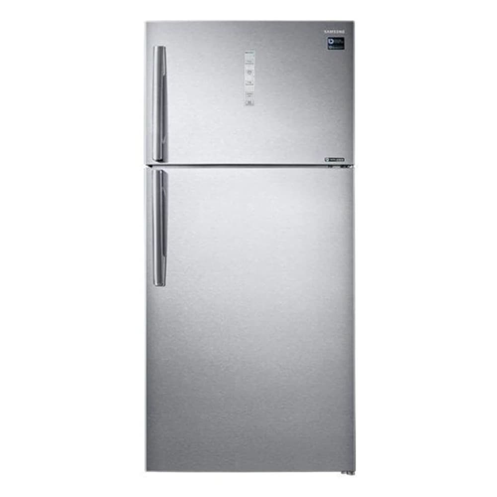 Samsung Refrigerator 21.9 Cu.ft|Twin Cooling|Digital Inverter Technology| SpaceMax |Power Freezing and Cooling |Multi Flow |Easy Slide shelf|Anti-Bacterial Protector |Silver - Modern Electronics