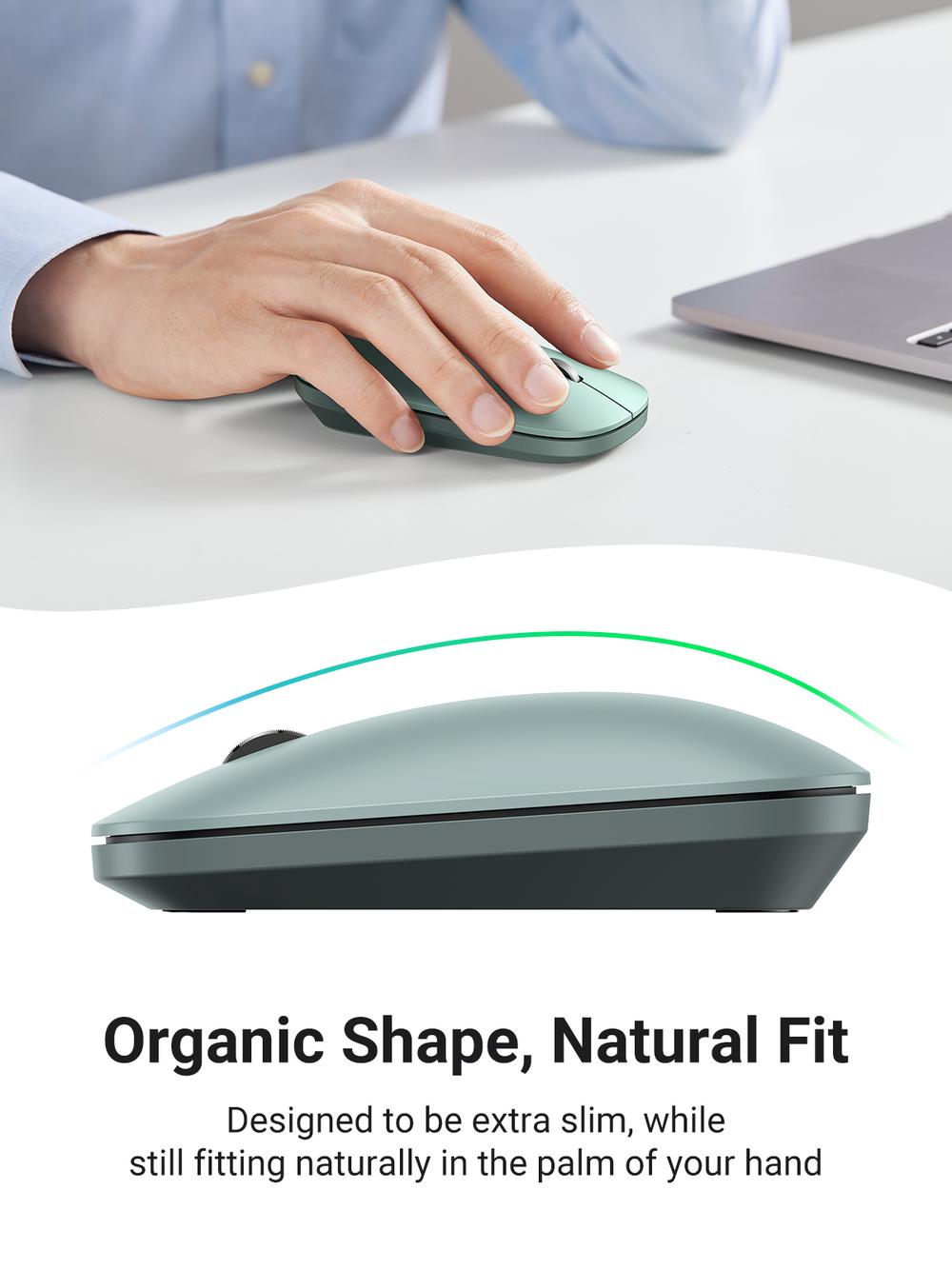 UGREEN Portable Wireless Mouse |Green - Modern Electronics