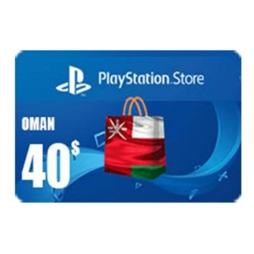 بلايستيشن ستور عماني بطاقة رقمية  40 دولار  يرسل بالايميل و الرسائل النصية   - Modern Electronics