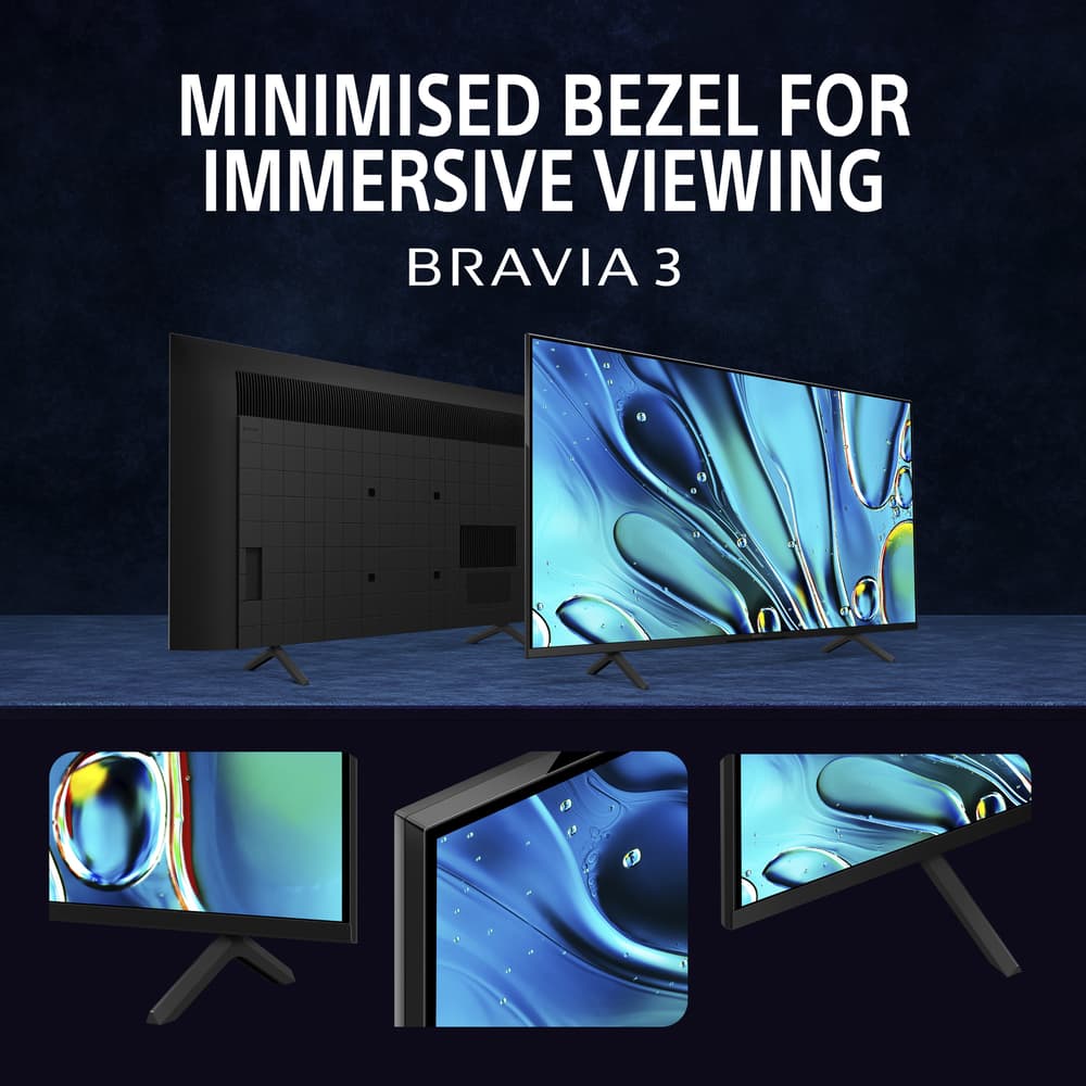 تلفزيون سوني برافيا 3 |  55 بوصة |معالج X1 4K HDR | بنظام جوجل / موديل 2024 - Modern Electronics