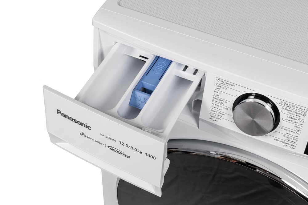Panasonic 12/8 Kg Washer & Dryer | White  - Modern Electronics