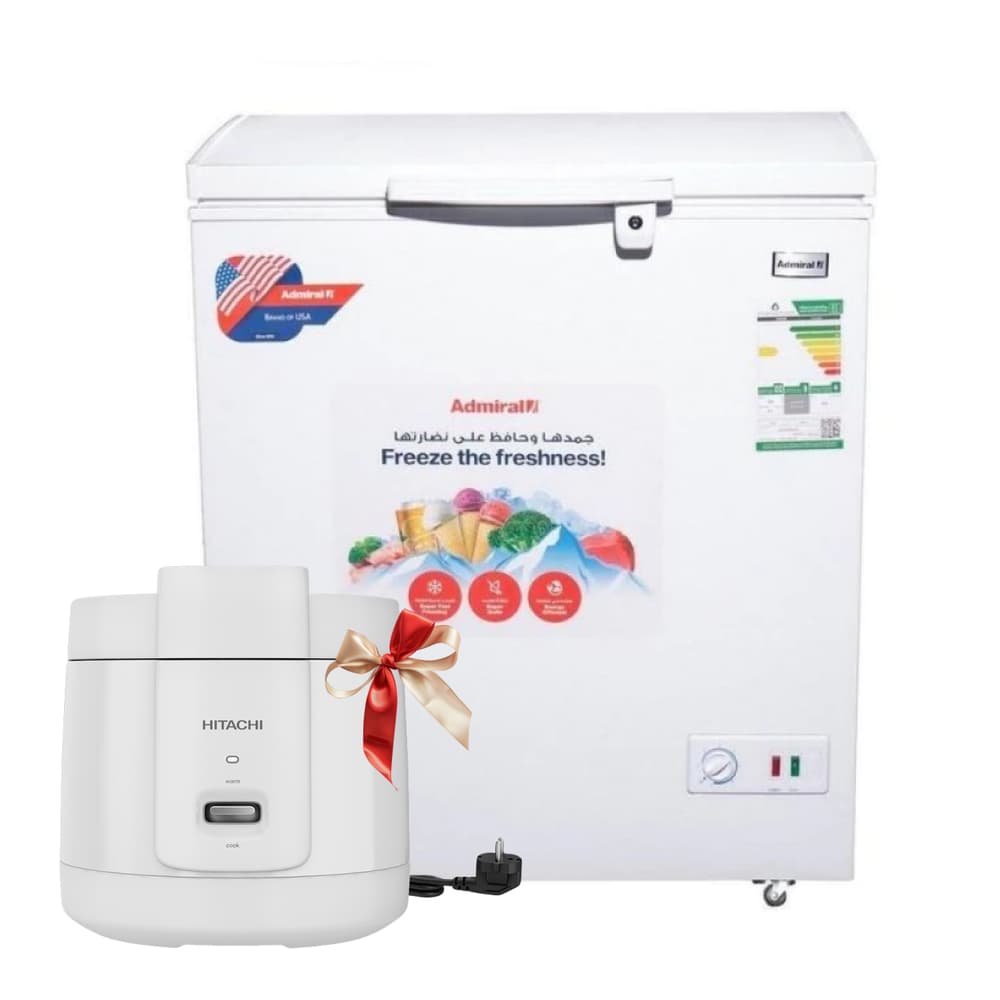 Admiral 145L Chest Freezer with Fast Freeze, LED, and Quiet Operation - Modern Electronics