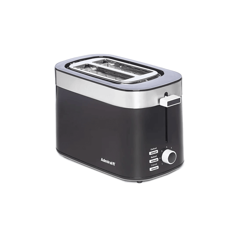 Admiral Toaster 2 Slice Browning Knob| 850 W |Black - Modern Electronics