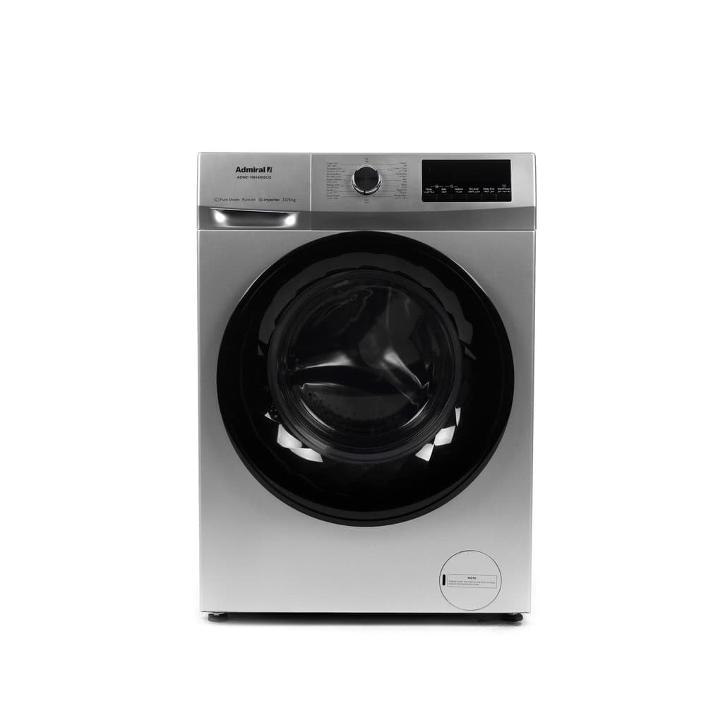 Admiral 10kg washer|6kg dryer|Inverter Motor|Jet Wash |Allergy Steam|Quick Wash |Inox Color - Modern Electronics