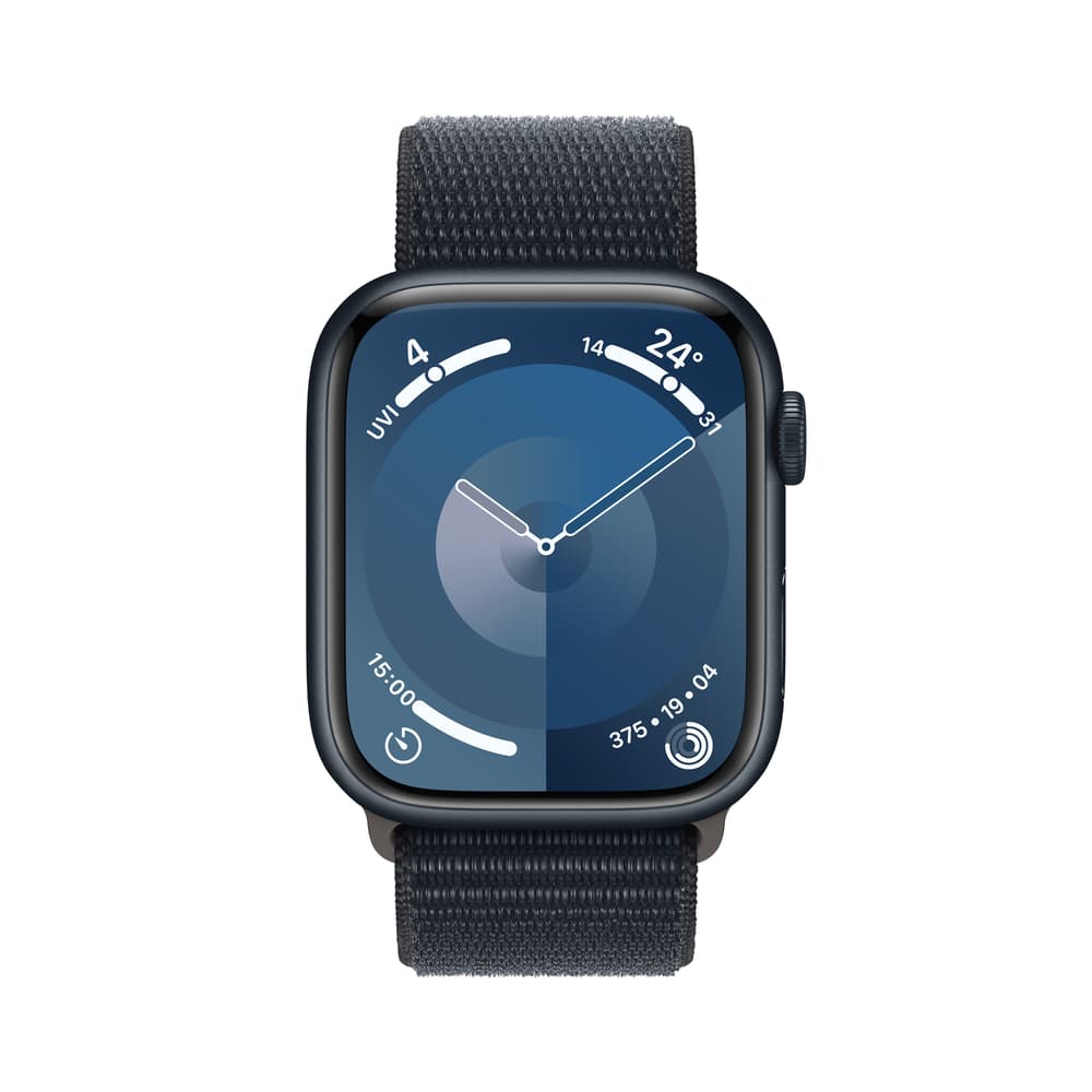 Apple Watch Series 9 GPS 41mm Midnight Aluminium Case with Midnight Sport Loop - Modern Electronics