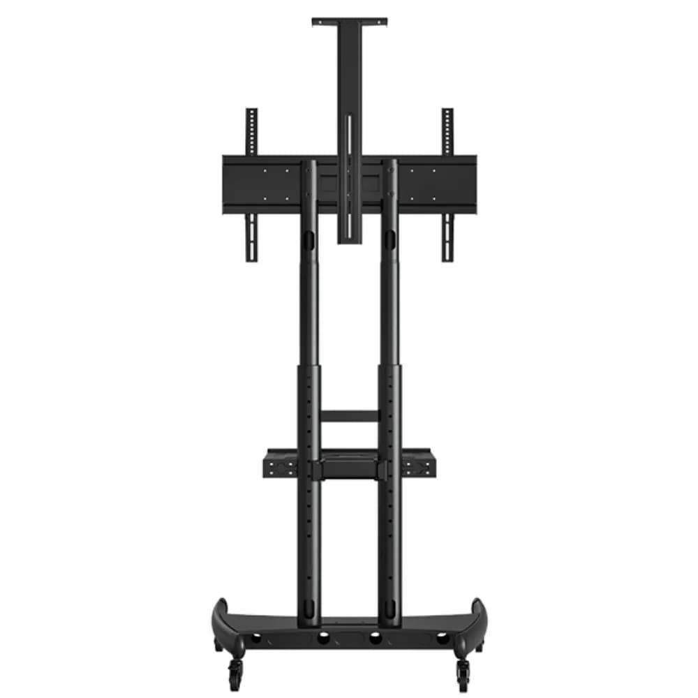 NB North Bayou TW85 |55-85 Inch |Motorized LED TV Cart with Remote Control |Black - Modern Electronics