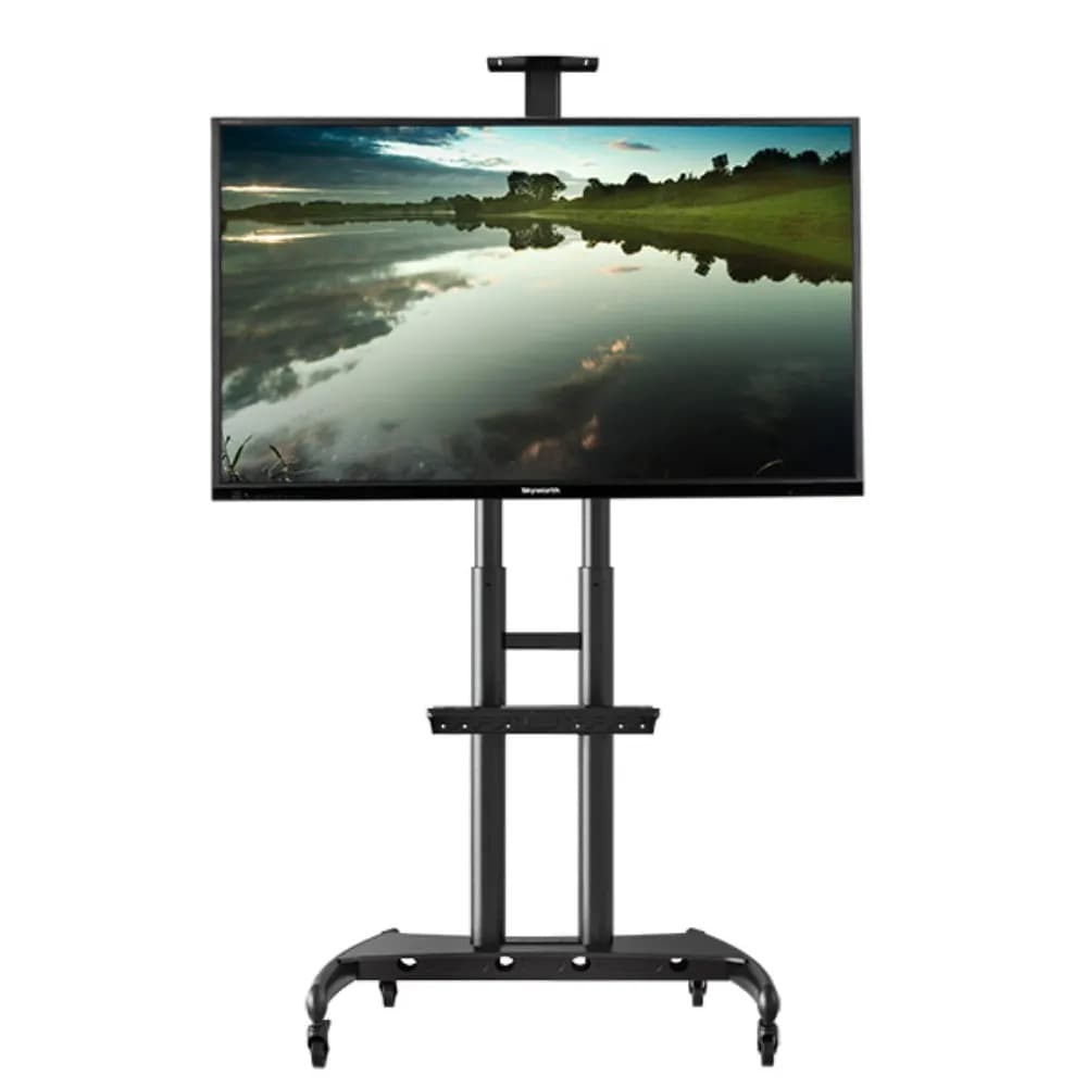 NB North Bayou TW85 |55-85 Inch |Motorized LED TV Cart with Remote Control |Black - Modern Electronics