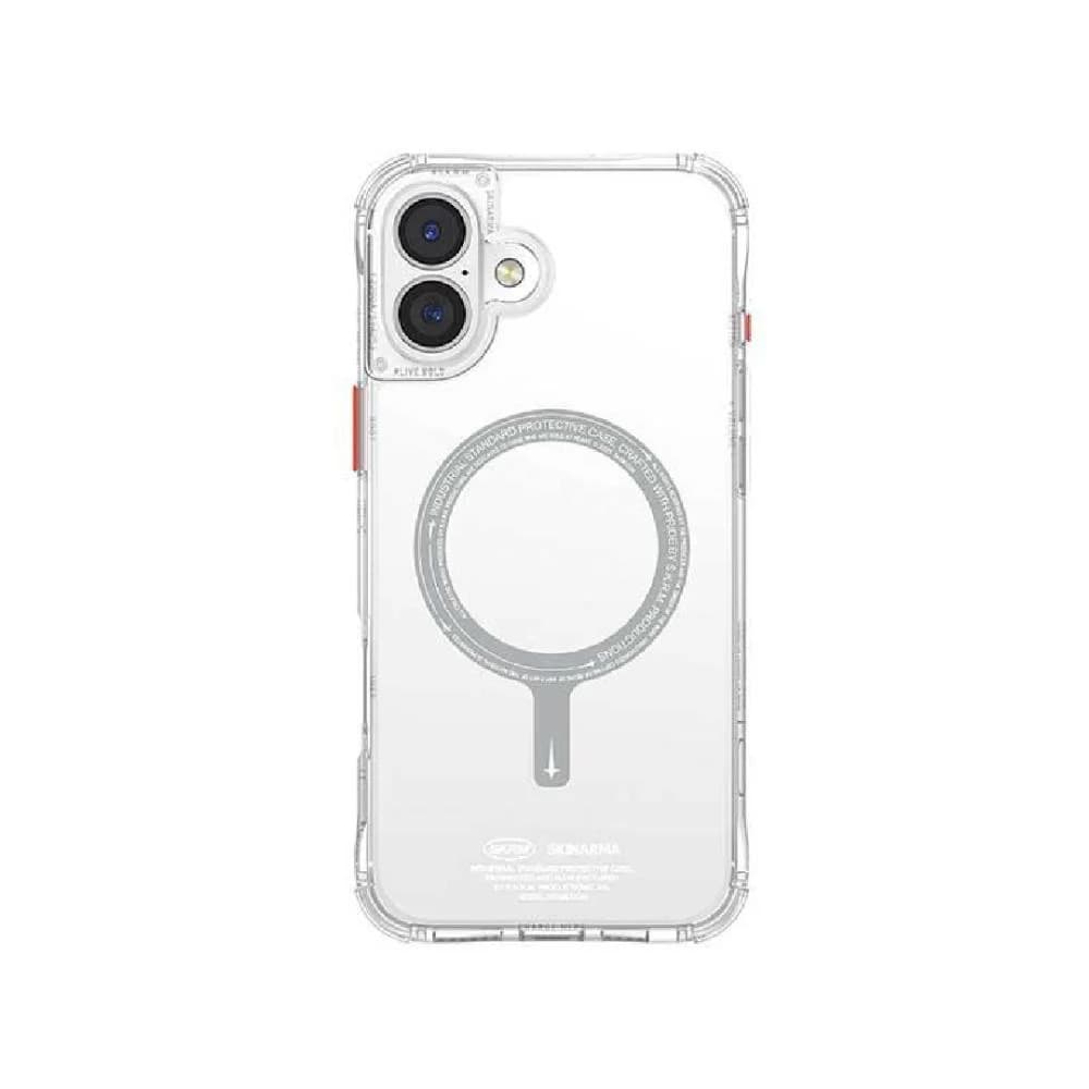 Skinarma Back Cover Mobile Case with MagSafe for iPhone 16 |6.1 inch |Clear - Modern Electronics