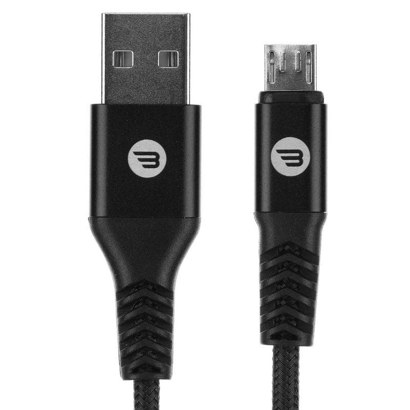 BAYKRON USB Micro Cable 1.2M Black - Modern Electronics