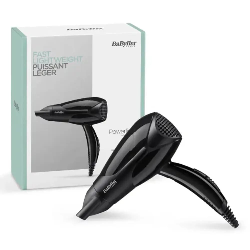 BaByliss BABD212SDE Powerlight Hair Dryer|2000W|Black - Modern Electronics