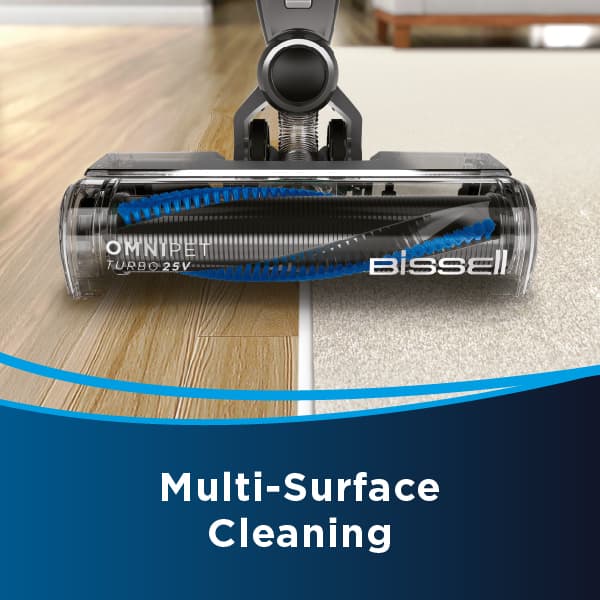 BISSELL OMNIPET TURBO Cordless Vacuum | 3175B | Handstick Icon Vacuum, 50 Min Run Time - Modern Electronics