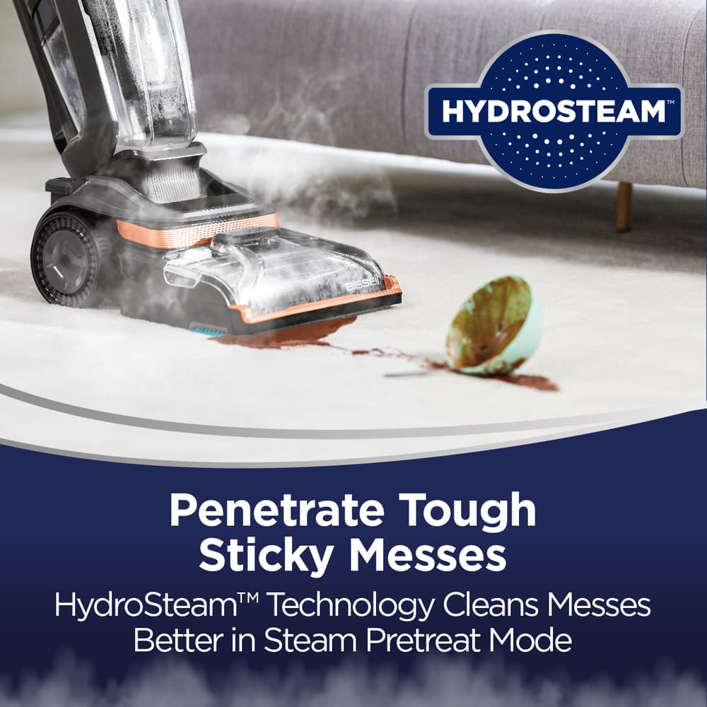 BISSELL Revolution HydroSteam Carpet Cleaner | 3672E |Cleans with the power of Hydrosteam Technology - Modern Electronics