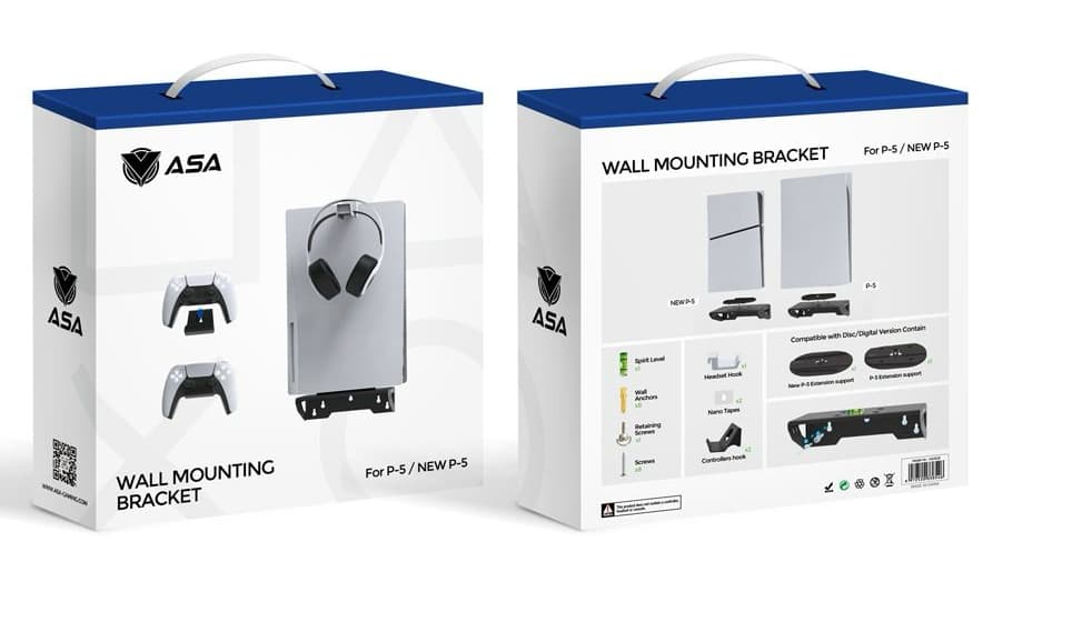 ASA 525 PS5 Wall Mounting Bracket - Modern Electronics