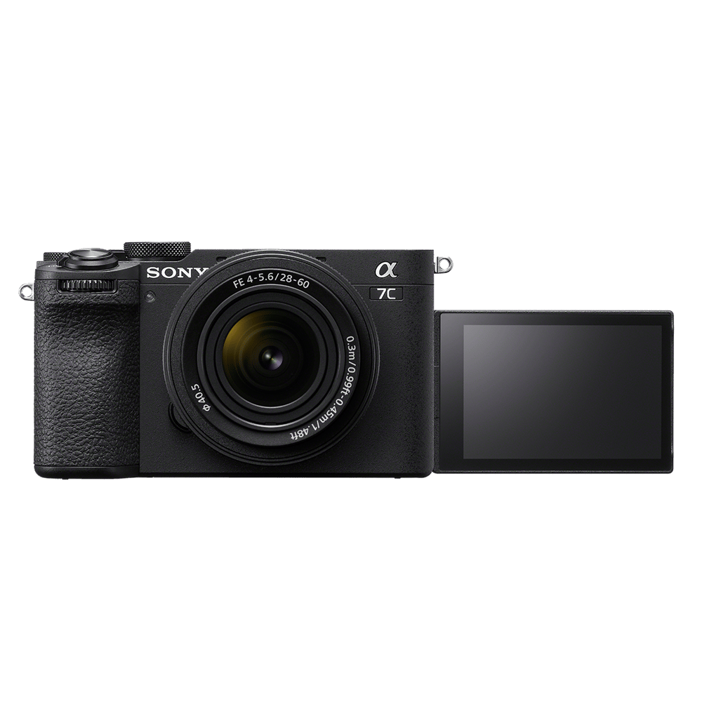 كاميرا سوني ILCE-7CM2L صغيرة الحجم | كاملة الإطار | أسود | عدسة زووم 28 - 60 مم | طلب مسبق - Modern Electronics