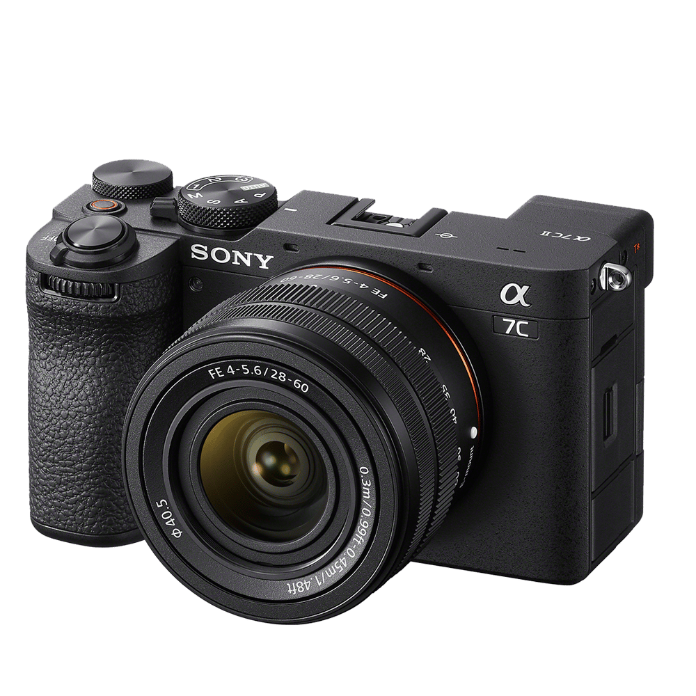 كاميرا سوني ILCE-7CM2L صغيرة الحجم | كاملة الإطار | أسود | عدسة زووم 28 - 60 مم | طلب مسبق - Modern Electronics