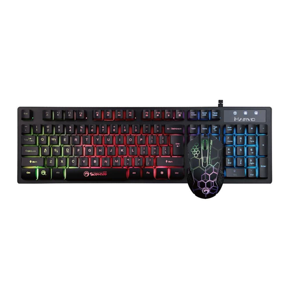 MARVO Scorpion KM409 Keyboard and Mouse - Modern Electronics