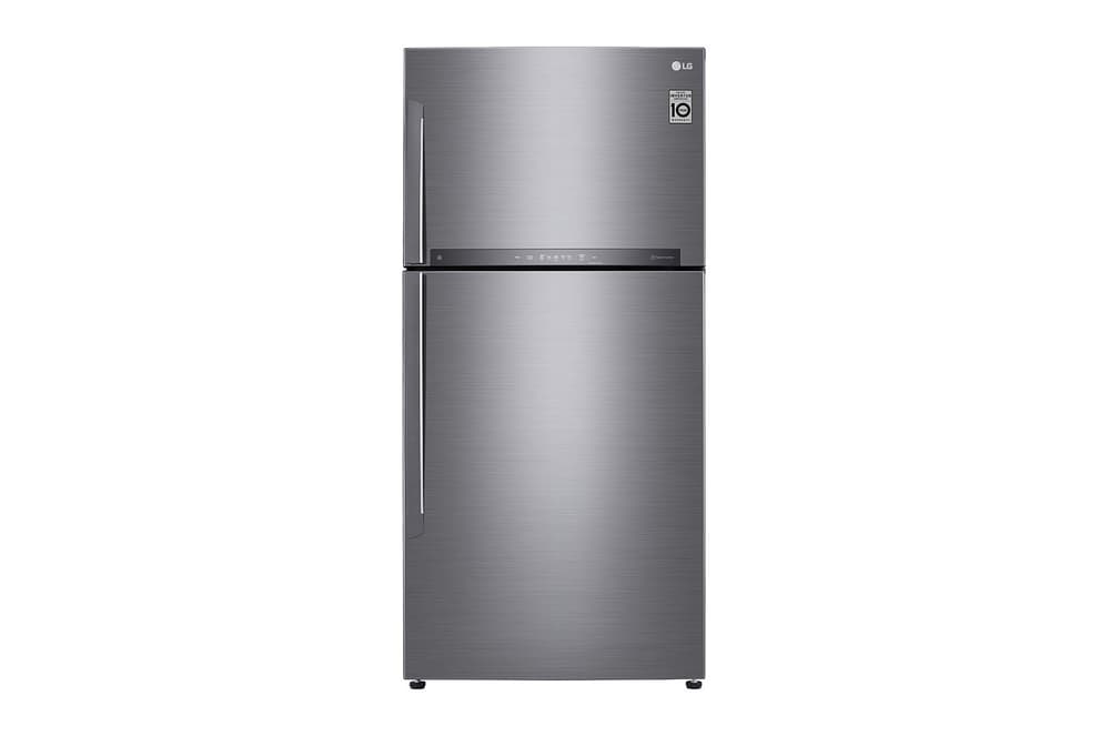 LG Refrigerator 2D 20.9 CuFt | WiFi |Bar Handle |Touch LED Display |Multi Air Flow |Hygiene Fresh+|Silver - Modern Electronics