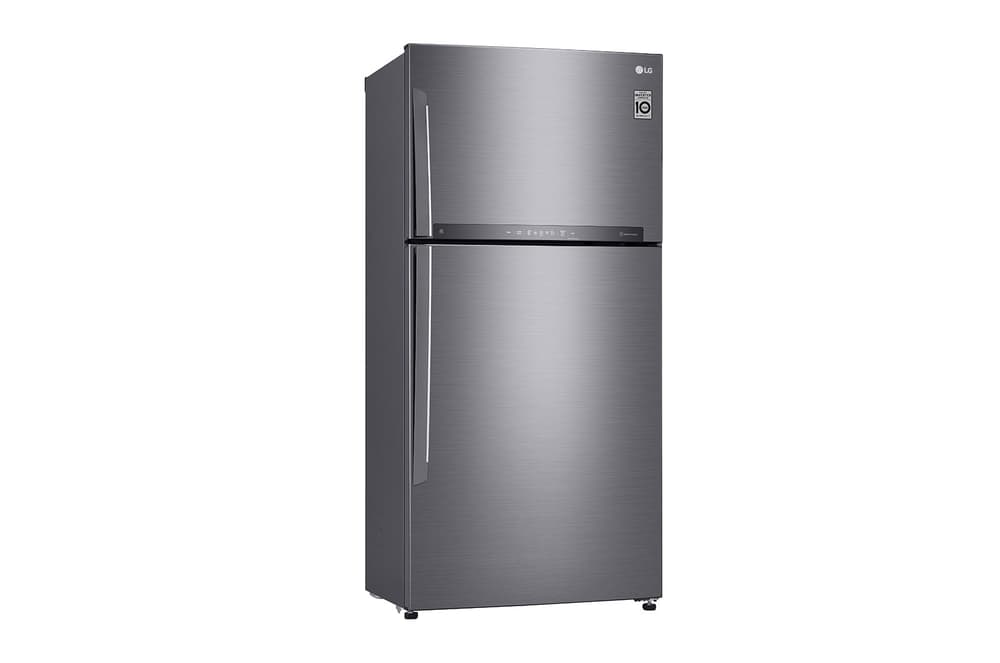 LG Refrigerator 2D 20.9 CuFt | WiFi |Bar Handle |Touch LED Display |Multi Air Flow |Hygiene Fresh+|Silver - Modern Electronics