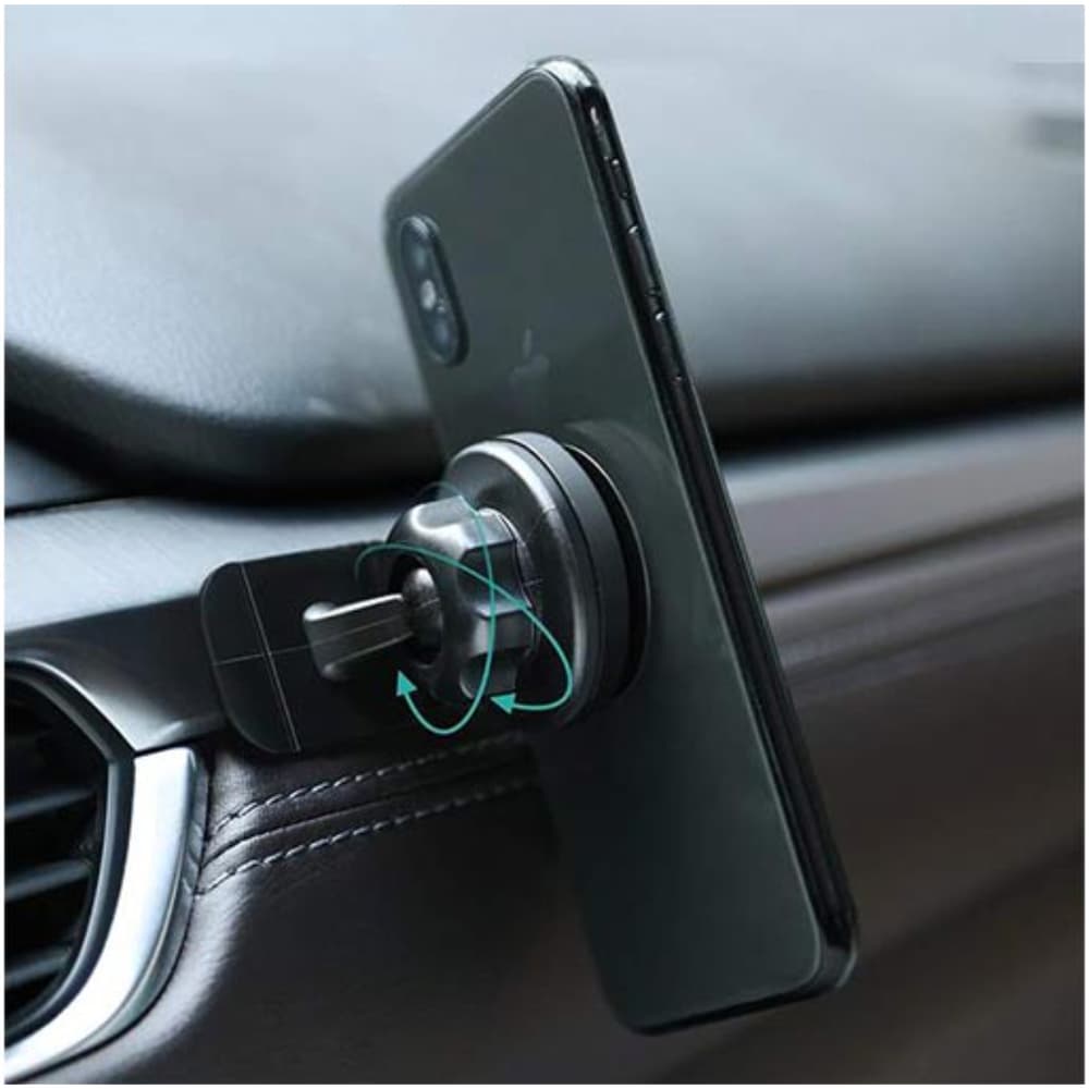 Aukey Universal Magnetic Dashboard Car Phone Mount Holder Black - Modern Electronics