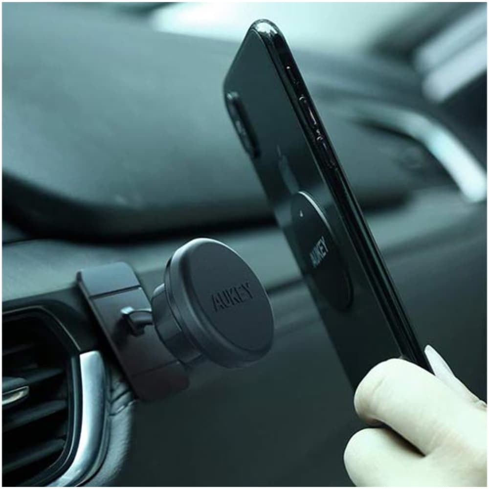 Aukey Universal Magnetic Dashboard Car Phone Mount Holder Black - Modern Electronics