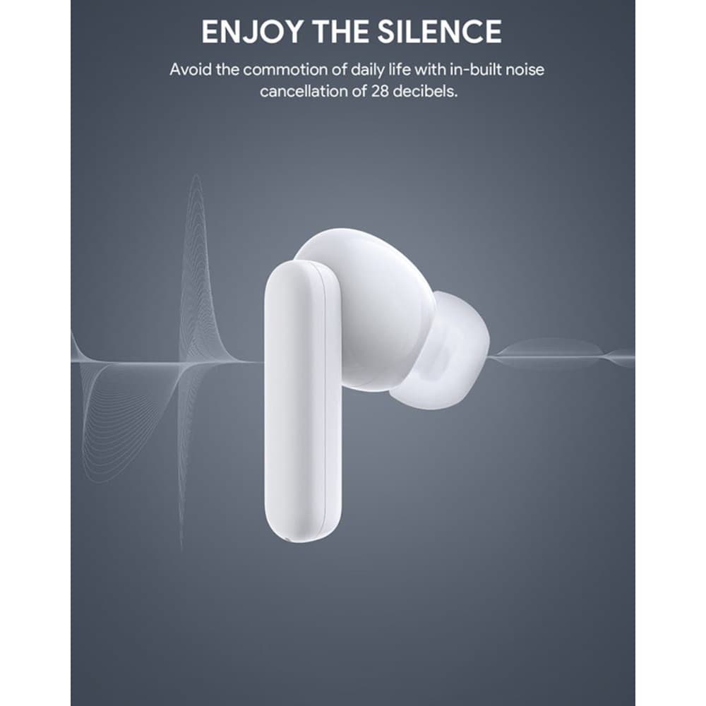 Aukey Dual Microphone System True Wireless Earbuds White - Modern Electronics