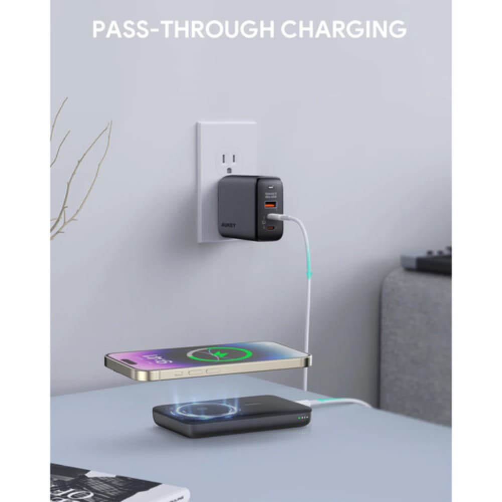 Aukey MagSafe Wireless Power Bank 6700mAh Black - Modern Electronics