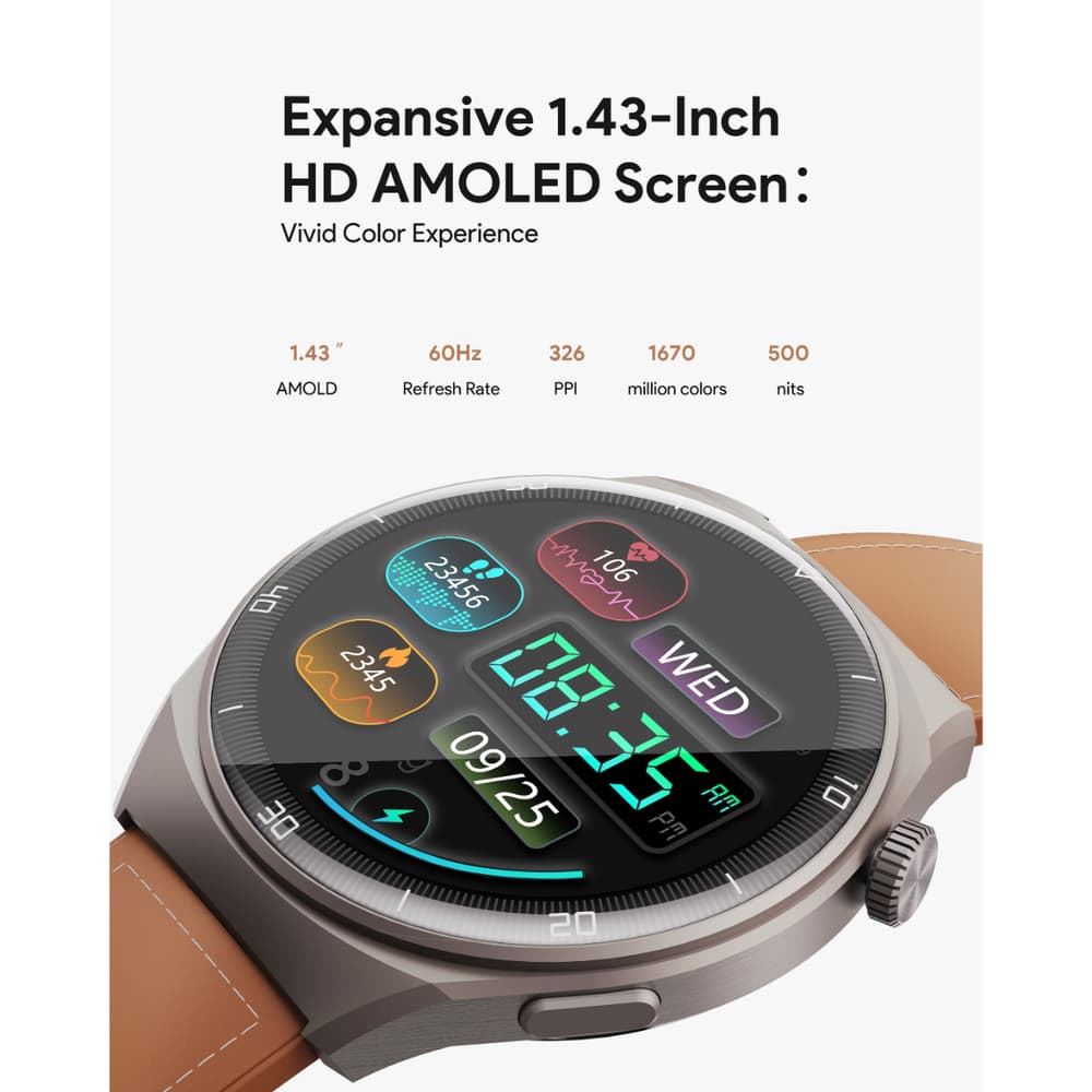 Aukey Smart Watch 2 Ultra with Calling Function Grey - Modern Electronics