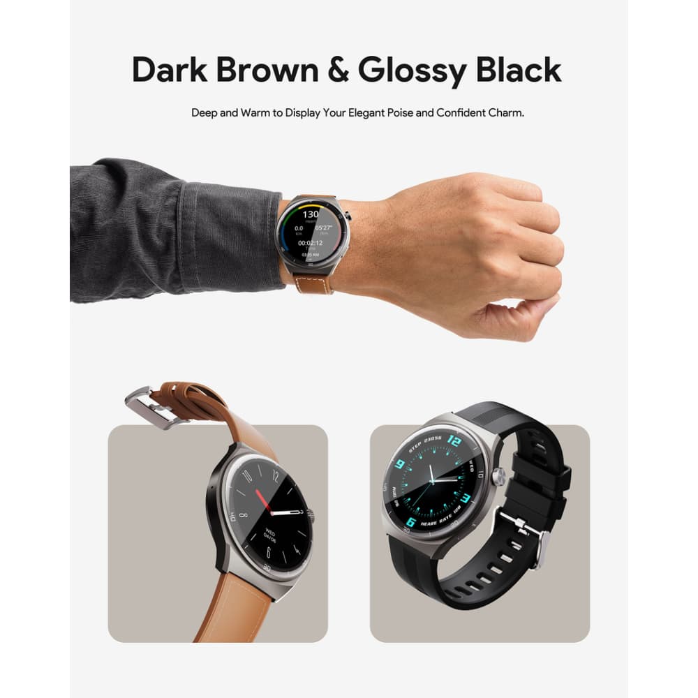 Aukey Smart Watch 2 Ultra with Calling Function Grey - Modern Electronics