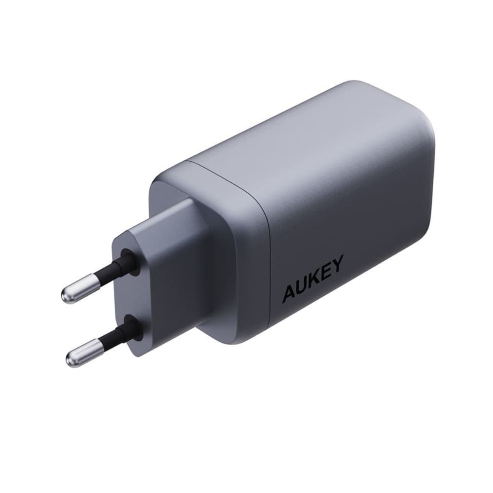 AUKEY Omnia ll Mix GaN Technology 3-Port Wall Charger Grey - Modern Electronics