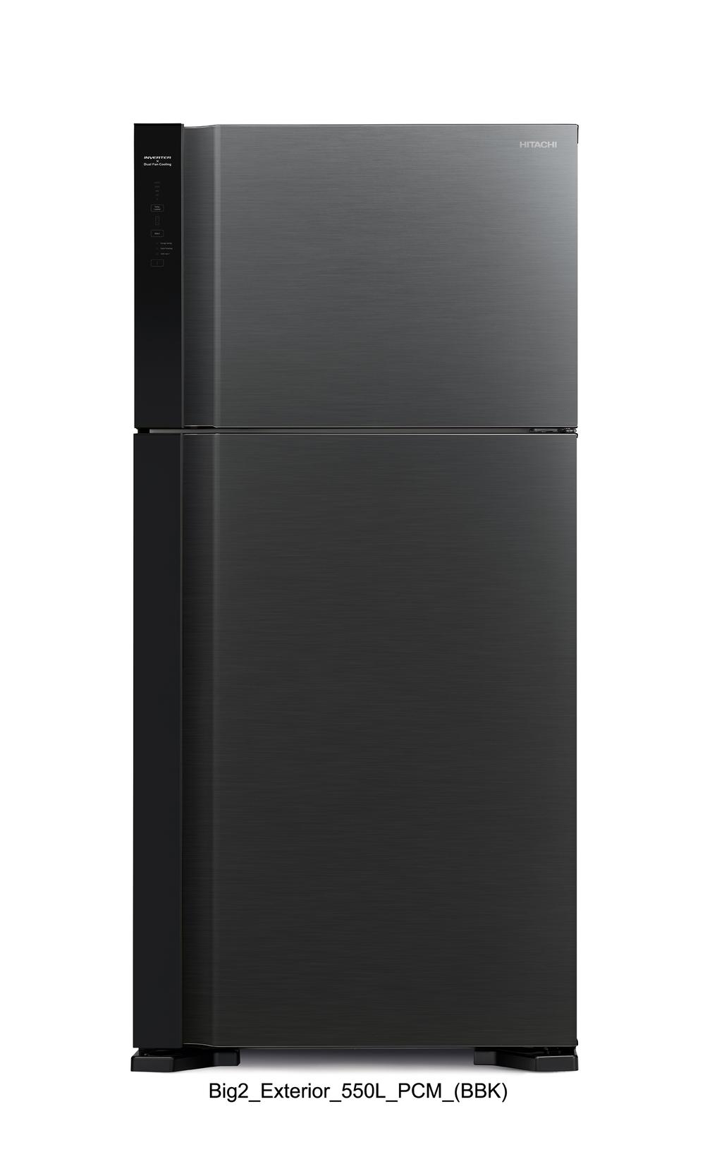 Hitachi R-V700PS7K-1BBK double door refrigerator 19.4Cu ,550 Ltr - Modern Electronics