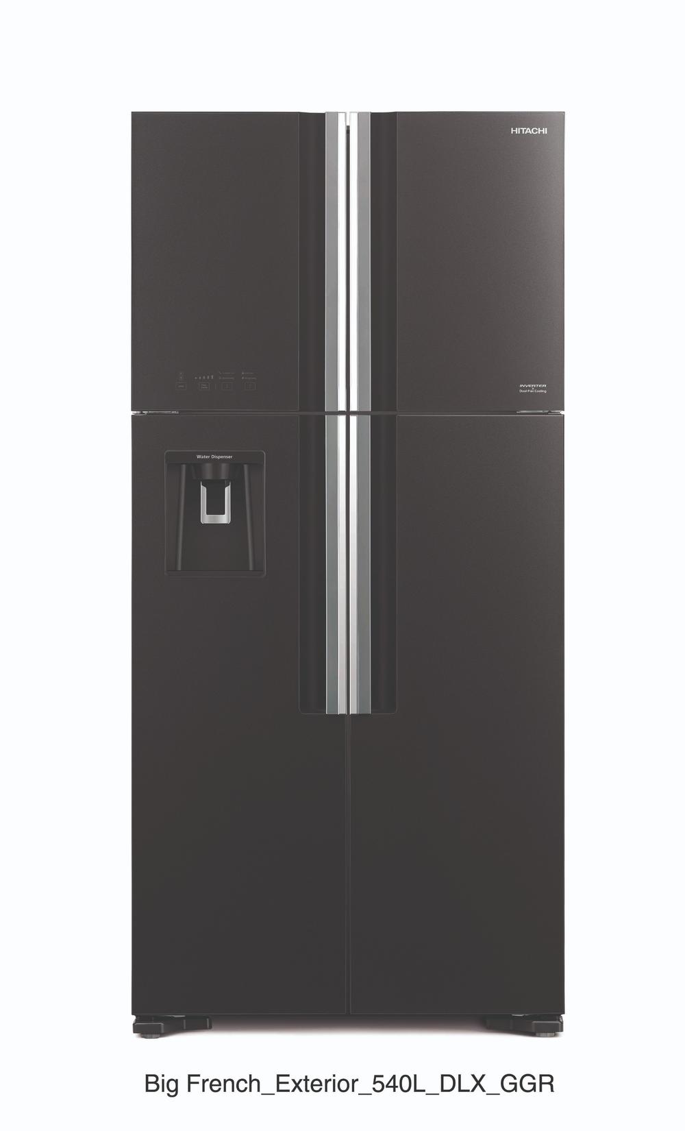 Hitachi R-W660PS7GBK 4 door refrigerator 19.1 Cu ,540 Ltr - Modern Electronics