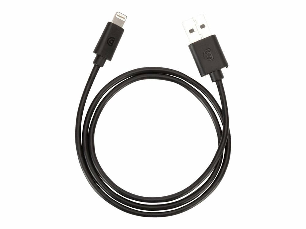 Griffin 1m Charge/Sync Cable,  Lightning - Black - Modern Electronics