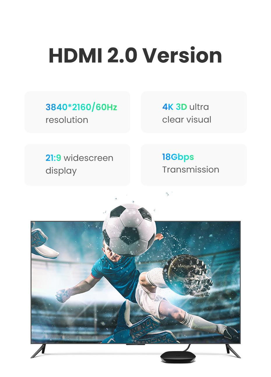 يوجرين كابل HDMI بطول 30 متر  |أسود - Modern Electronics