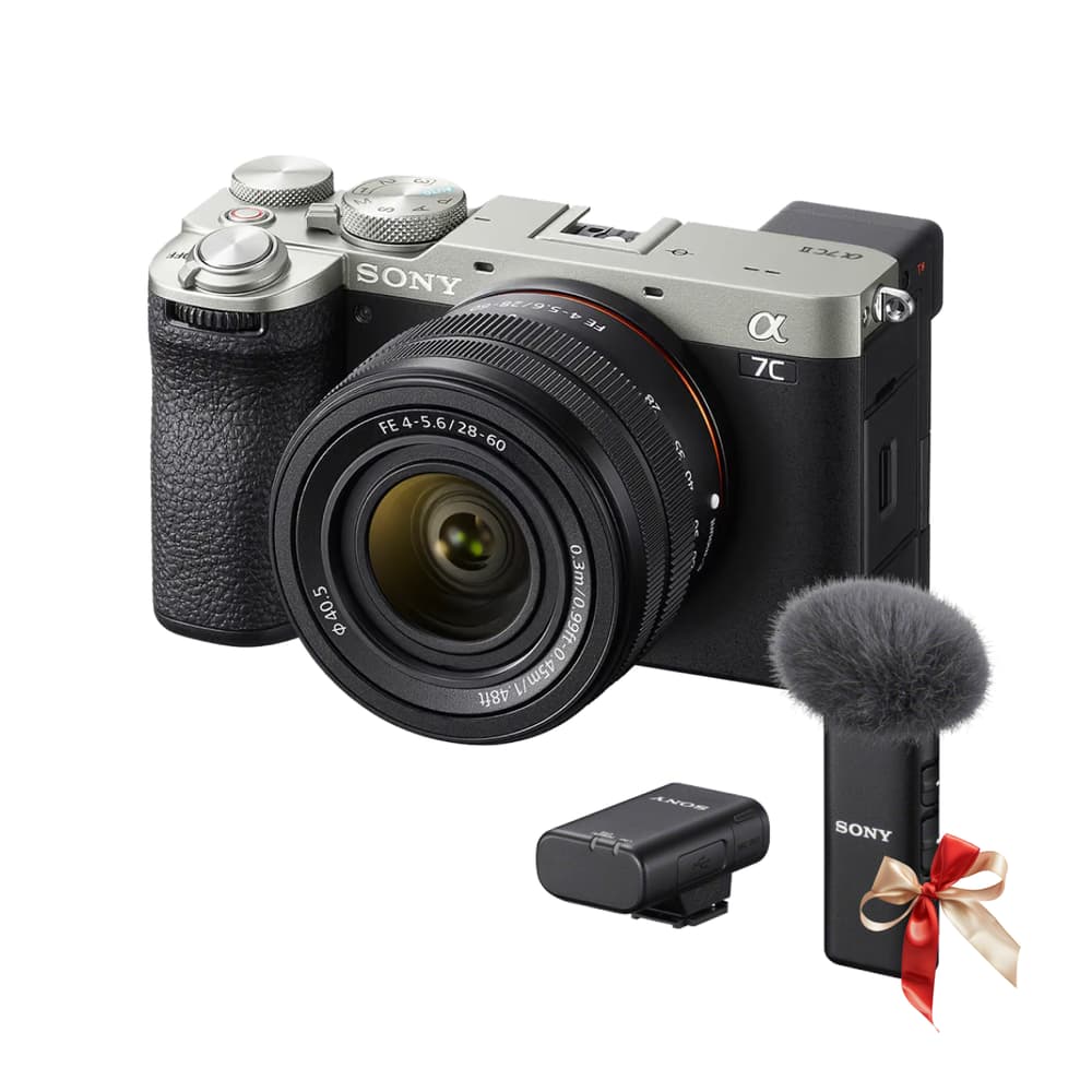 Sony ILCE-7CM2L | α7C II Compact Full-Frame Camera + 28-60mm Zoom Lens | Silver - Modern Electronics