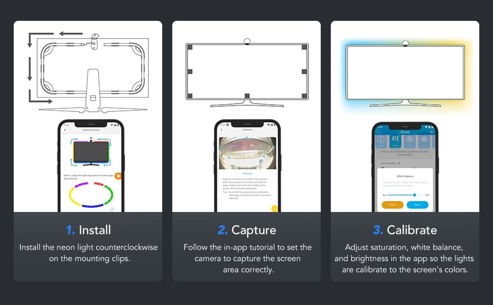 Govee DreamView Neon light Strip, Gaming Camera - Modern Electronics