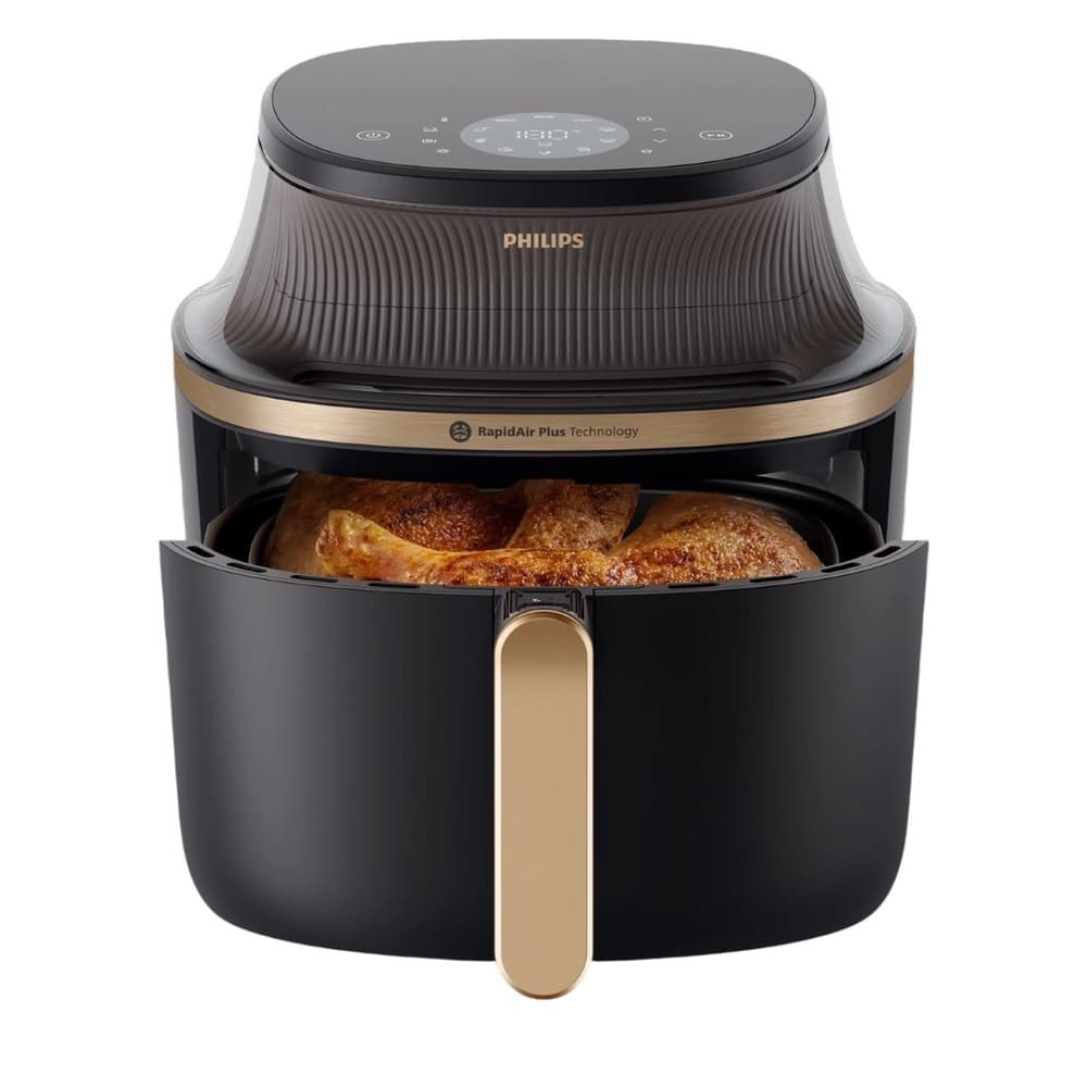 Philips Airfryer 3000 Series | 6.2L |1700W |See through Cooking Window | RapidAir Plus Technology |16 Cooking Functions| Digital Interface|Touch Screen |Black - Modern Electronics