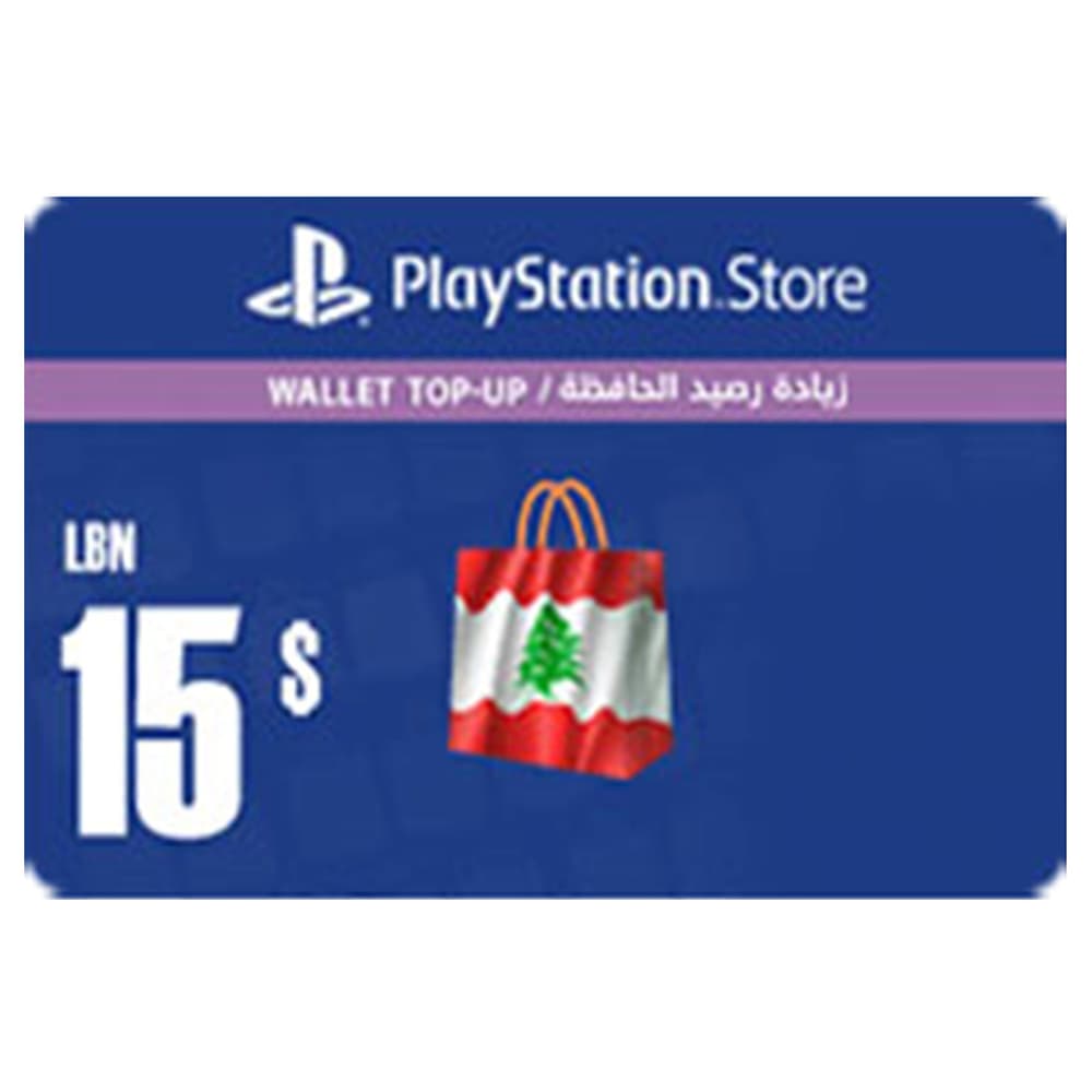 PSN Wallet top up 15 LEB Store LC PSN15LEB Home of Modern