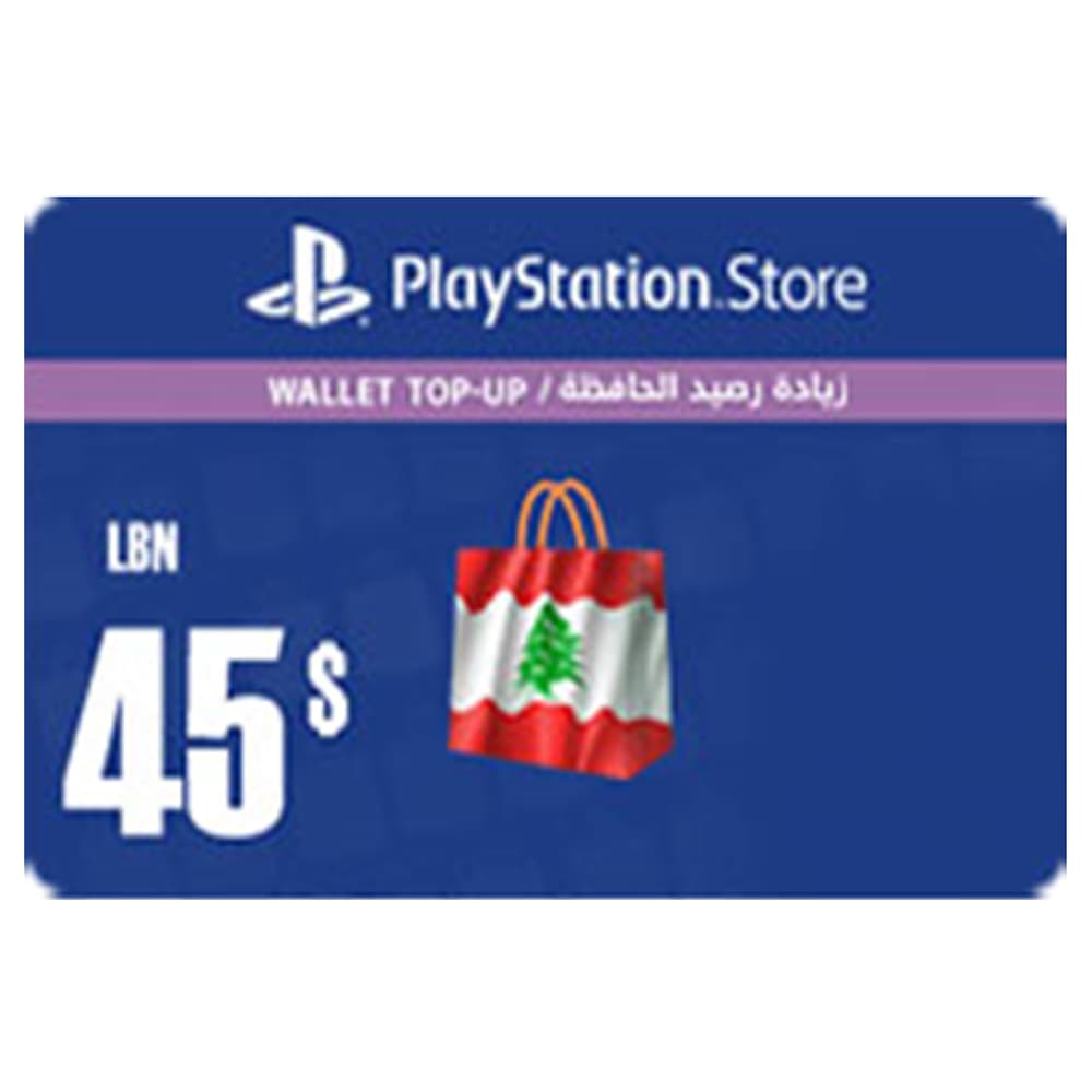 PlayStation Wallet top up - $45 (LEB Store) - Modern Electronics
