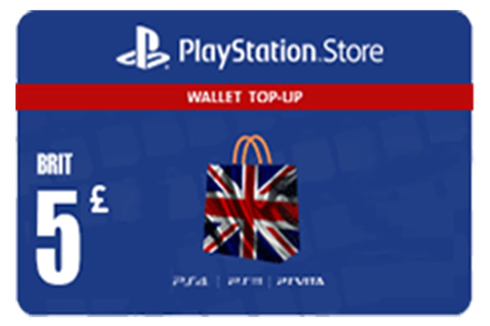 5 pound online psn card