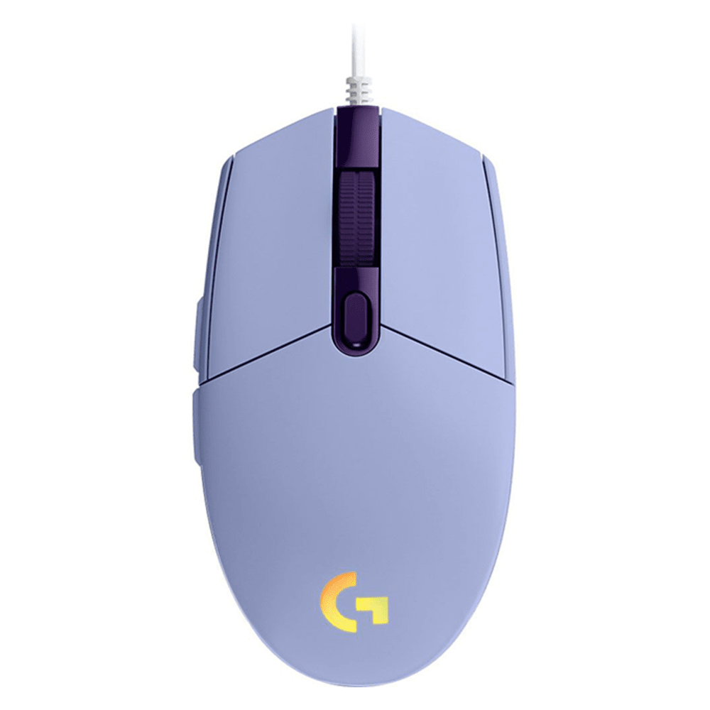 Logitech G203 LIGHTSYNC RGB 6 Button Gaming Mouse - Lilac - Modern Electronics