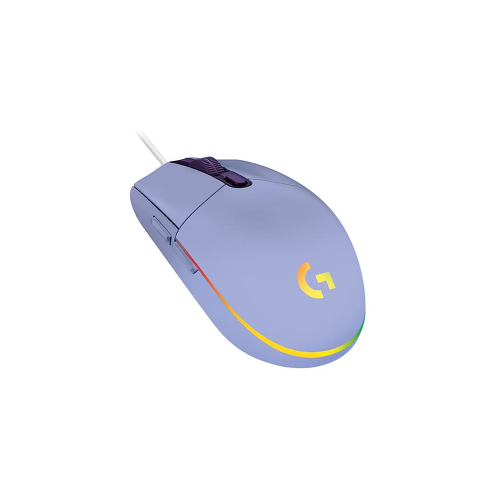 Logitech G203 LIGHTSYNC RGB 6 Button Gaming Mouse - Lilac - Modern Electronics