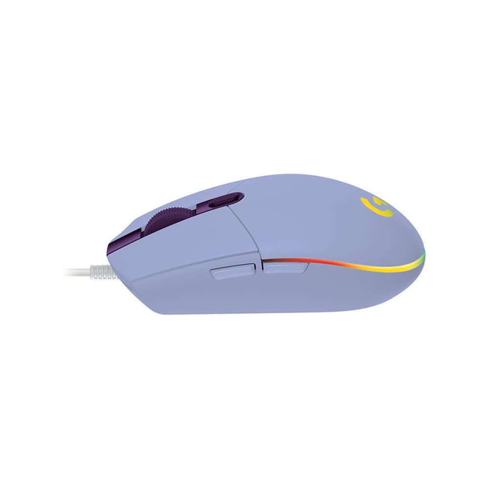 Logitech G203 LIGHTSYNC RGB 6 Button Gaming Mouse - Lilac - Modern Electronics