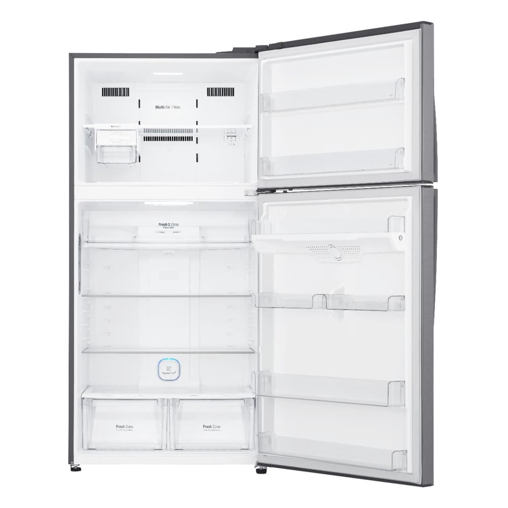 LG Refrigerator 2D 20.9 CuFt | WiFi |Bar Handle |Touch LED Display |Multi Air Flow |Hygiene Fresh+|Silver - Modern Electronics