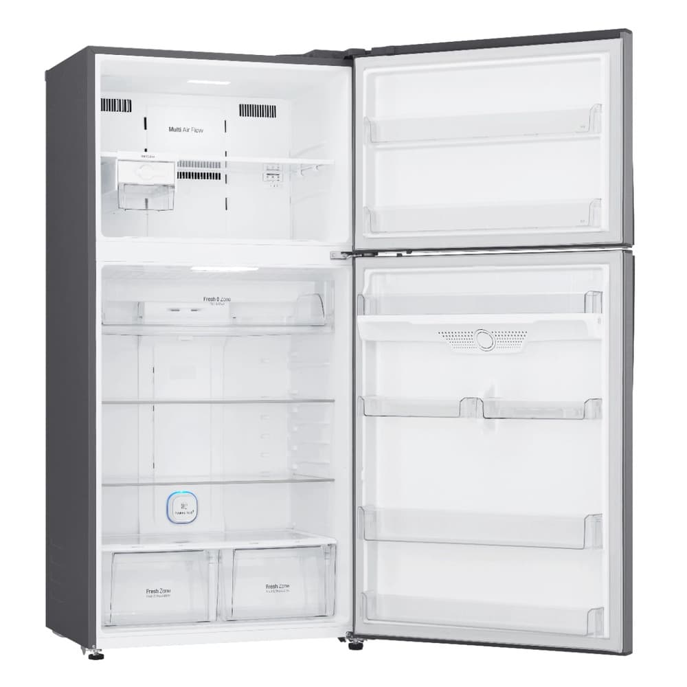LG Refrigerator 2D 20.9 CuFt | WiFi |Bar Handle |Touch LED Display |Multi Air Flow |Hygiene Fresh+|Silver - Modern Electronics