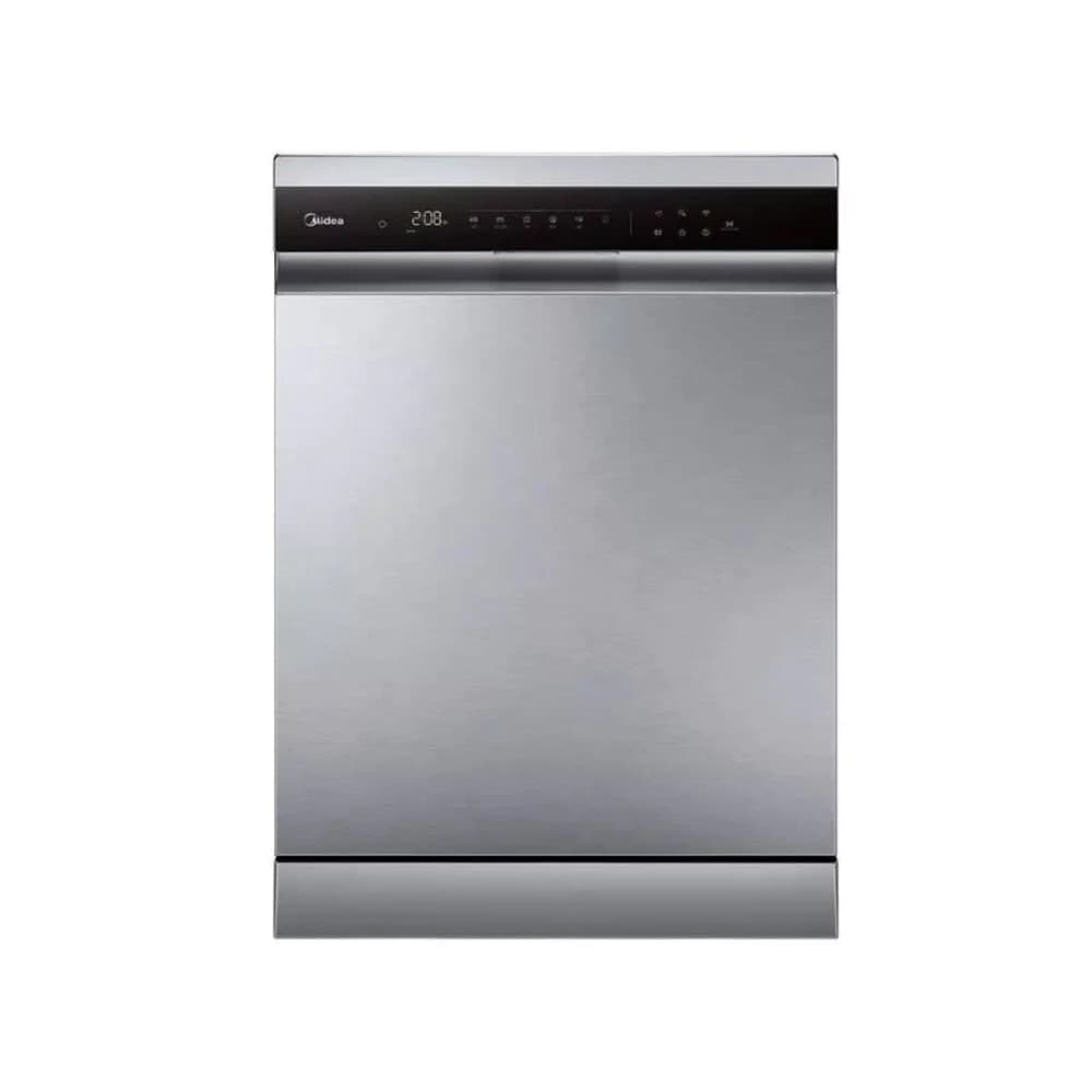 ميديا غسالة صحون 15 مكان، 9 برامج، فضي  - Modern Electronics