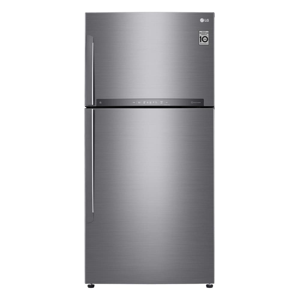 LG Refrigerator 2D 20.9 CuFt | WiFi |Bar Handle |Touch LED Display |Multi Air Flow |Hygiene Fresh+|Silver - Modern Electronics