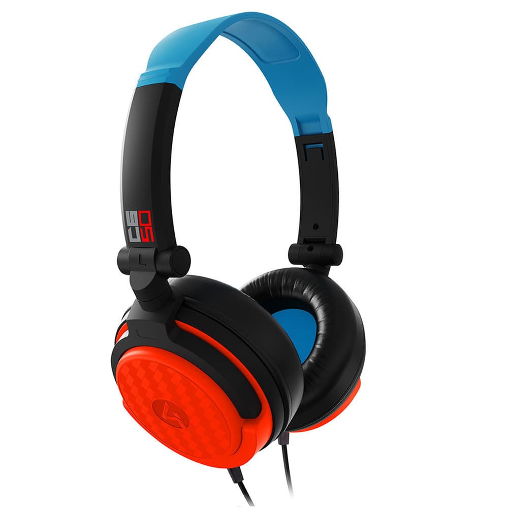  4GMR C6-50|Gaming Wired Headset| Neon Blue/Red - Modern Electronics