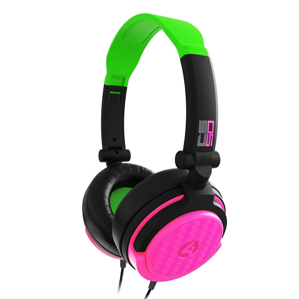  4GMR C6-50|Gaming Wired Headset| Neon Green/Pink - Modern Electronics